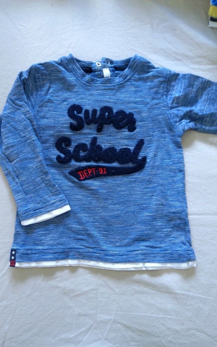 Maillot manches longues 18 mois