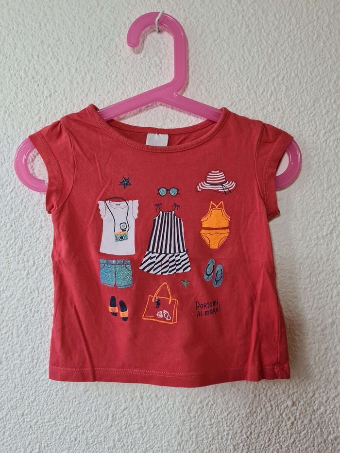 tee-shirt rouge Palomino