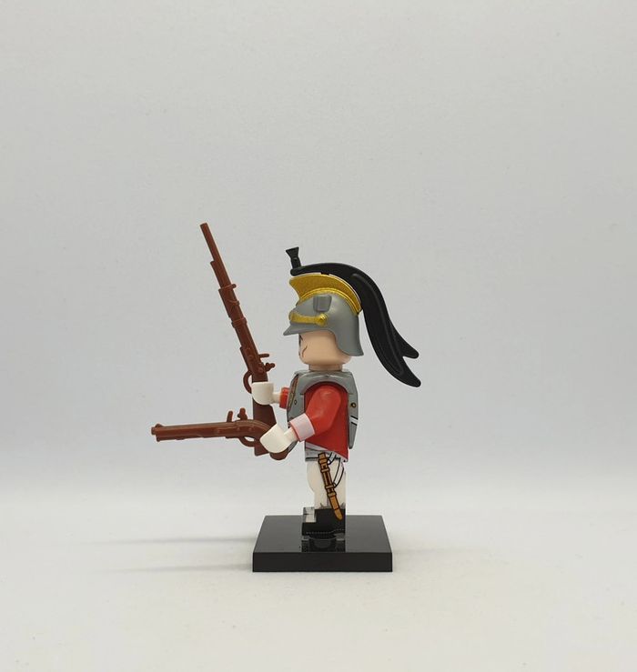 💂Figurine Guerres Napoléoniennes - Cuirassier Espagnol - (Style Lego) 💂 - photo numéro 2
