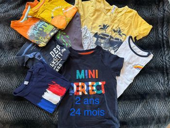 Lot tshirts manches courtes