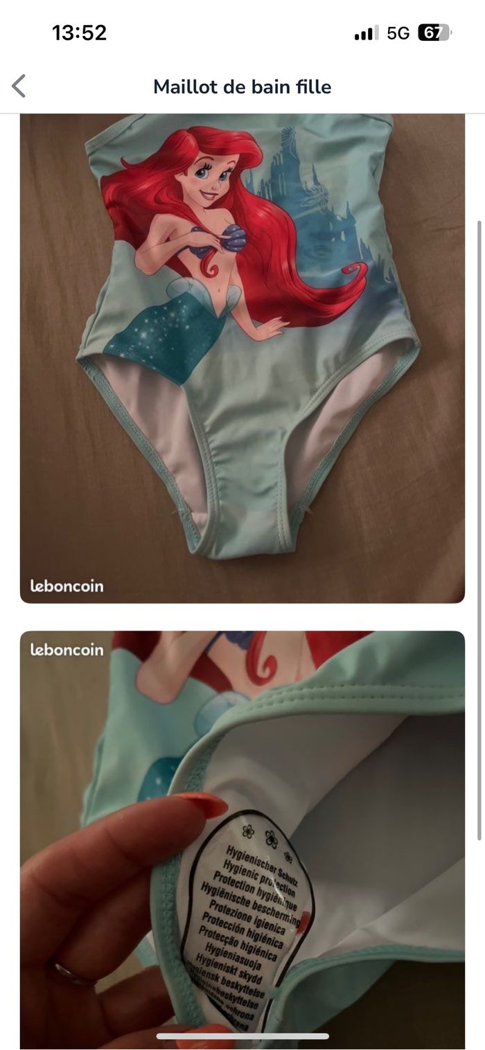 Maillot de bain fille