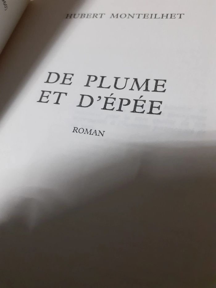 Livre,De plume et d'épée - photo numéro 6