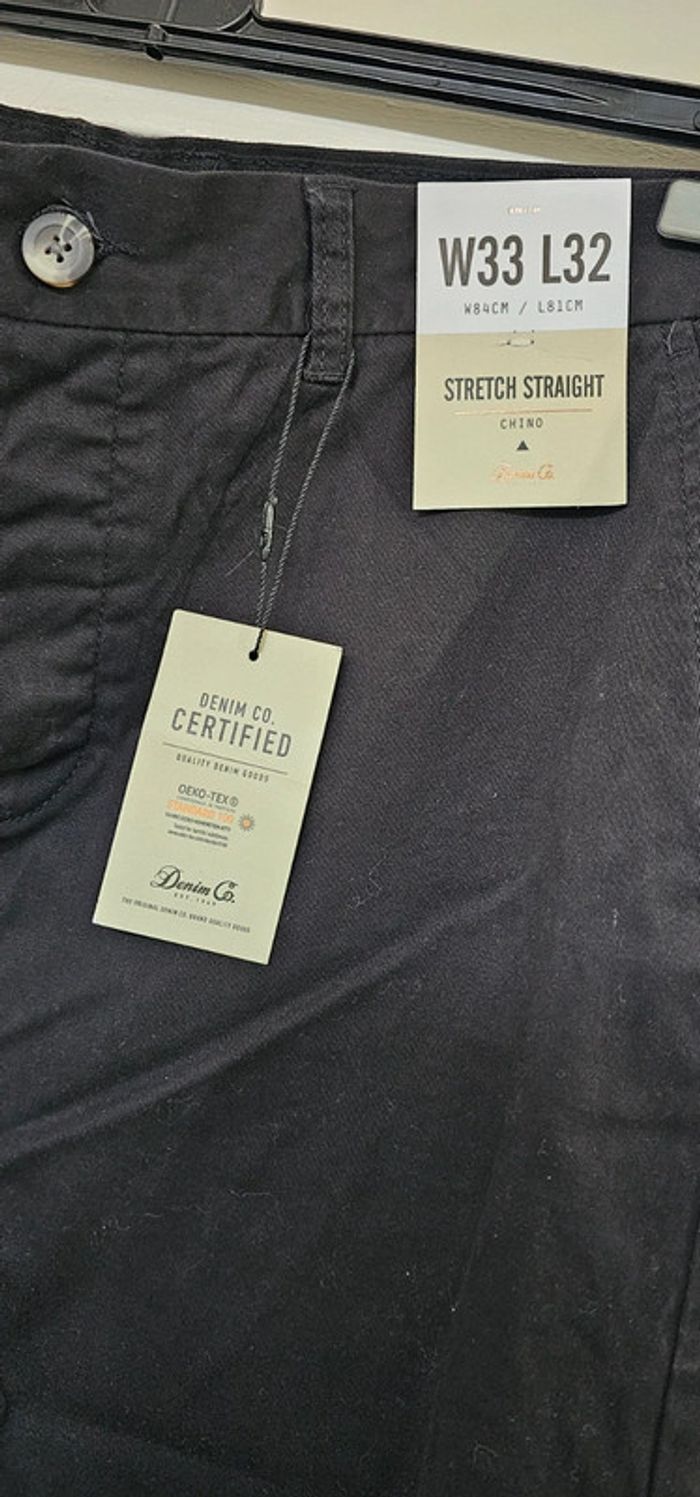 Pantalon Coton Elasthane Stretch Denim Co T42 - photo numéro 3