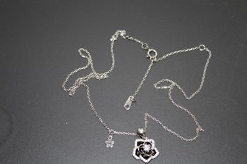 Chaîne et pendentif argent