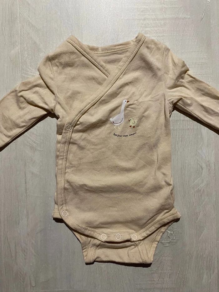 Lot body manches longues bébé taille 1 mois tape à l’œil - photo numéro 9