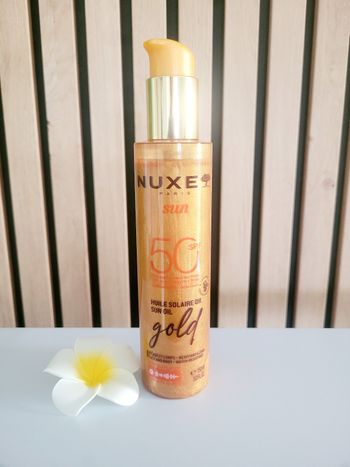 Nuxe sun huile solaire gold spf 50
