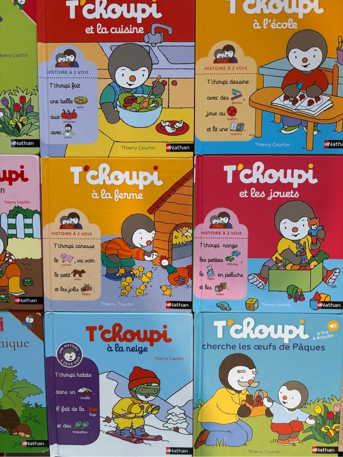 Lot 8 livres tchoupi - livres enfant - 1 offert - photo numéro 3