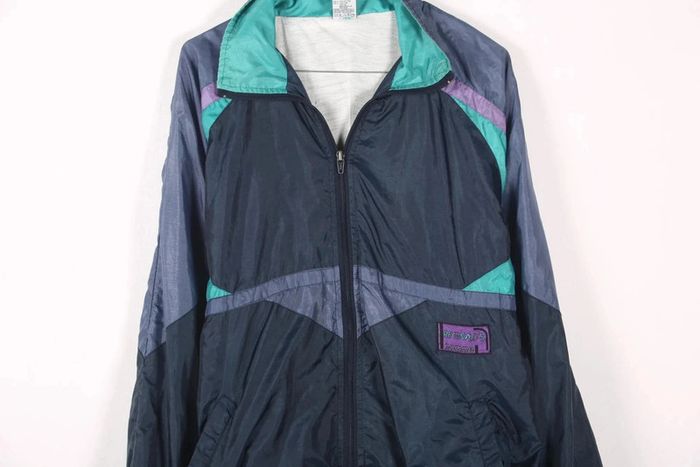 Blouson vintage 80's unisexe en nylon doublé (#240095) - photo numéro 4