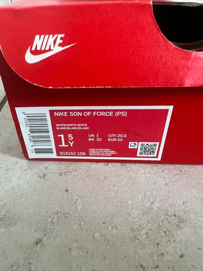 Basket Nike son of force blanche - photo numéro 4