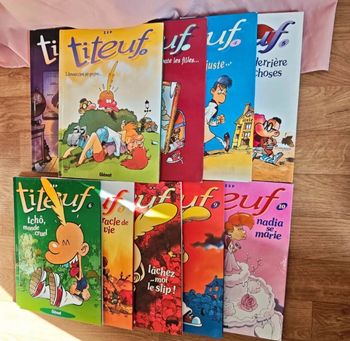 Lot 10 BD TITEUF - 1 a 10