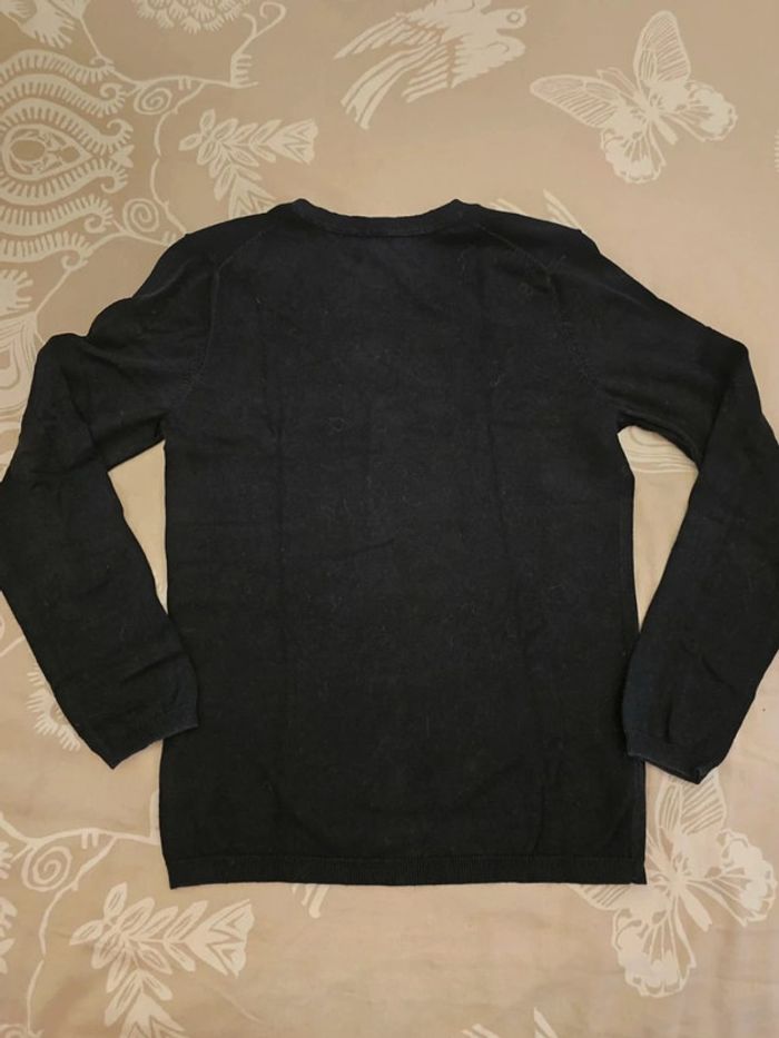 🌟 Pull noir col V Tommy hilfiger homme - Taille  M 🌟 - photo numéro 3