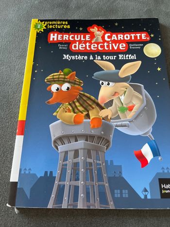 Livre premières lectures hercule carotte détective hatier cp