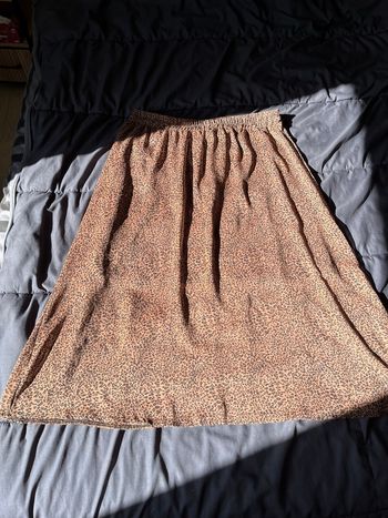 Jupe longue léopard 