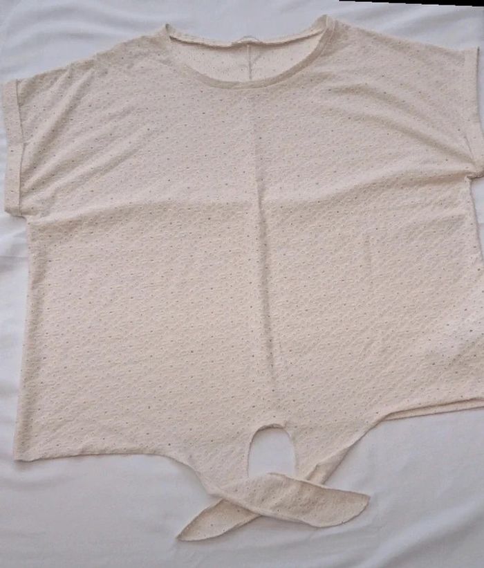 Tee-shirt manche courte blanc