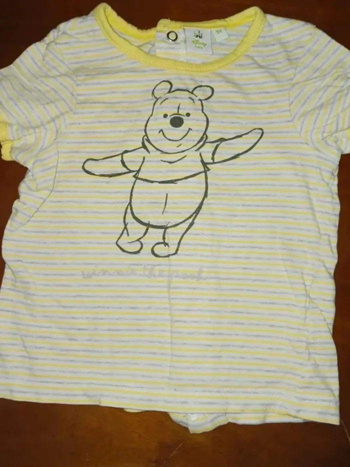 Tee-shirt winnie l ourson 9 mois disney