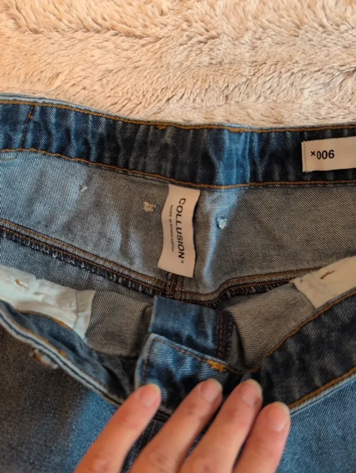 Jean mom. Collusion. Taille 48. Neuf. UK18 L32 - photo numéro 6