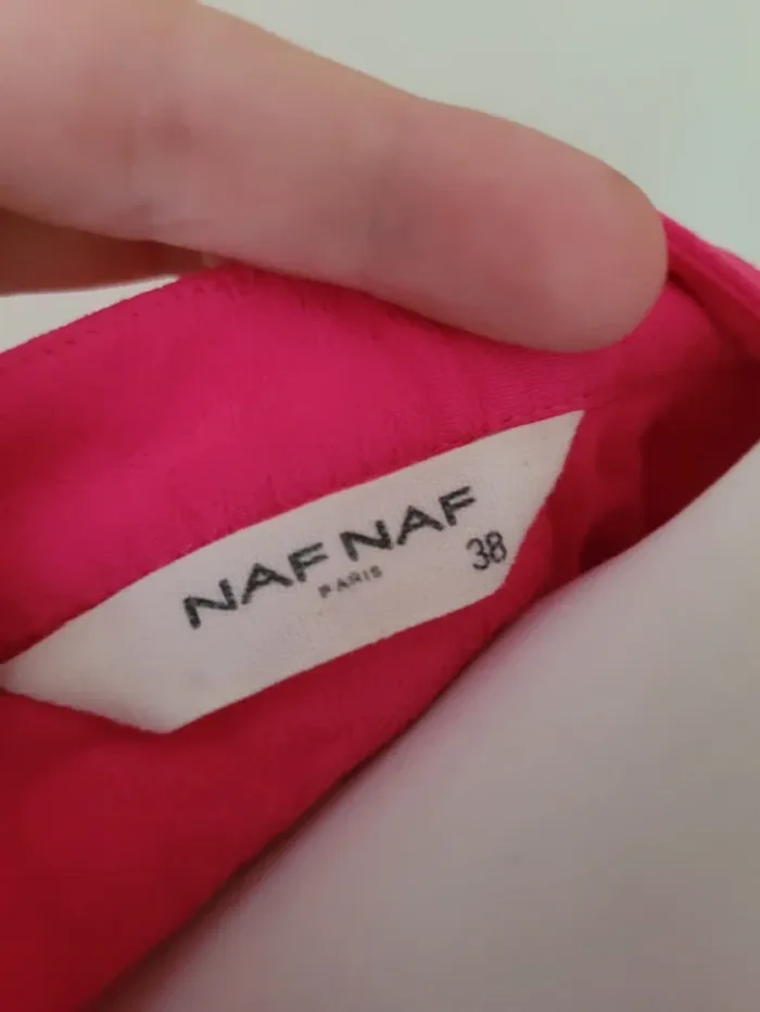 T-shirt Naf Naf rose taille 38 - photo numéro 4