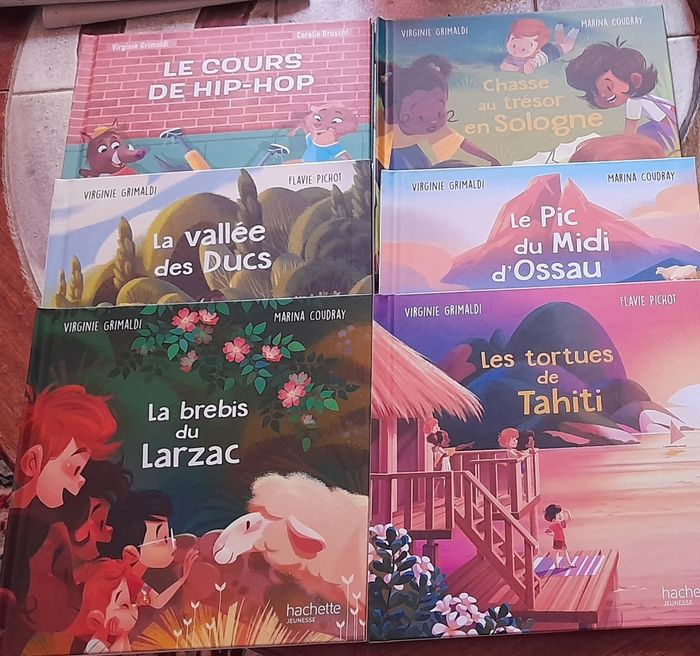 Lot 6 livres contes enfants