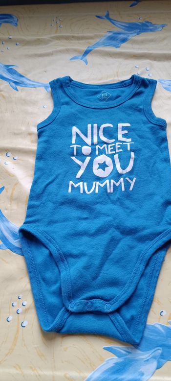 Bodie sans manches 12 mois