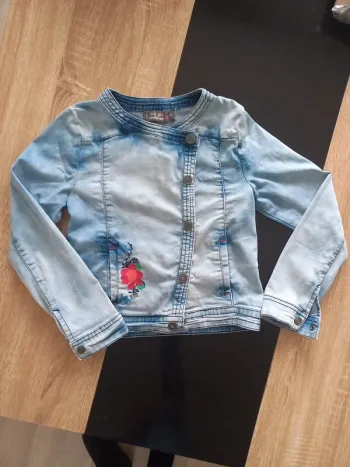 Blouson en jeans fille 10 ans