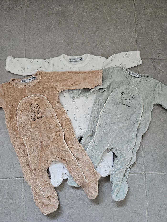 Pyjama velours 3M