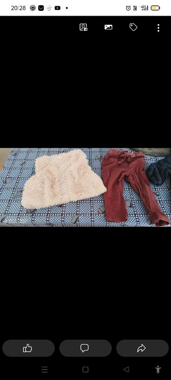 Vêtements fille de 12 mois et chaussures