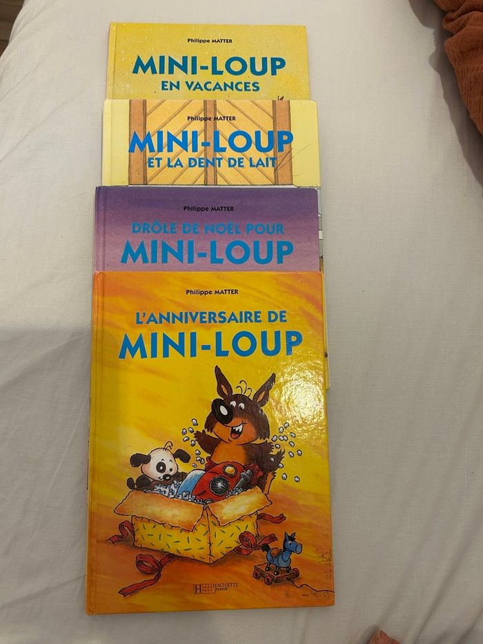Lot de 4 livres Mini Loup - photo numéro 1