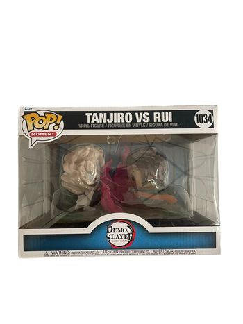 Figurine Funko Pop Moment Demon Slayer Tanjiro Vs Rui 1034 neuf