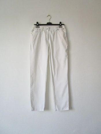 Jean slim blanc Agathe & Louise 40 TBE