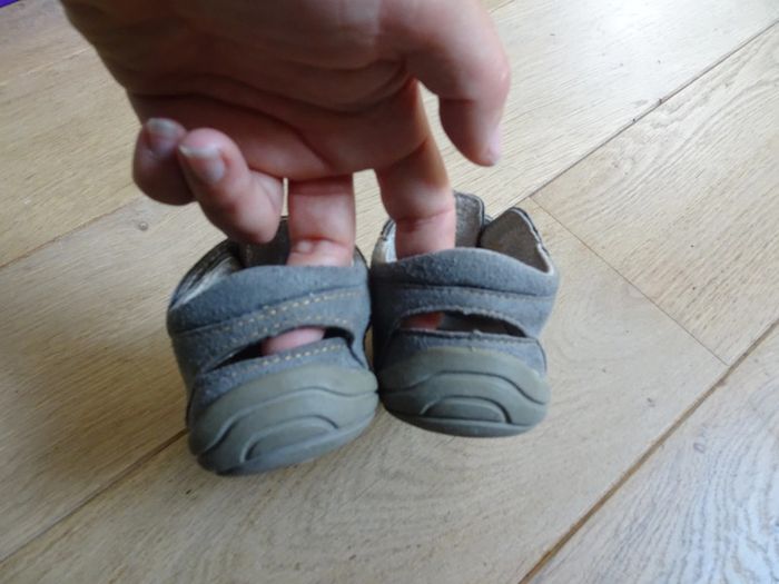 chaussures pediped grip'n go gustan gris orange - photo numéro 4
