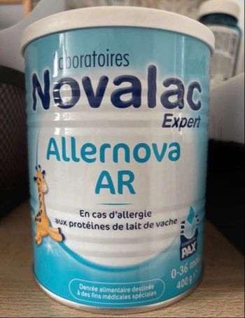 Lait infantile Novalac Allernova AR