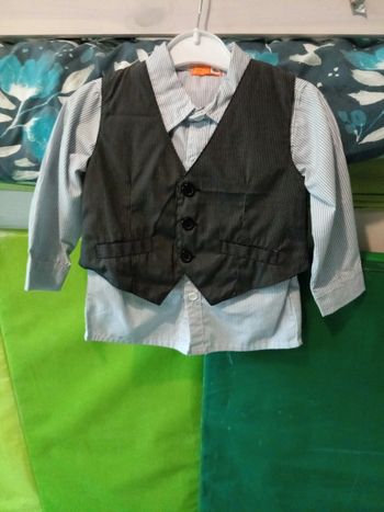 Chemise et boléro 18 mois neuf