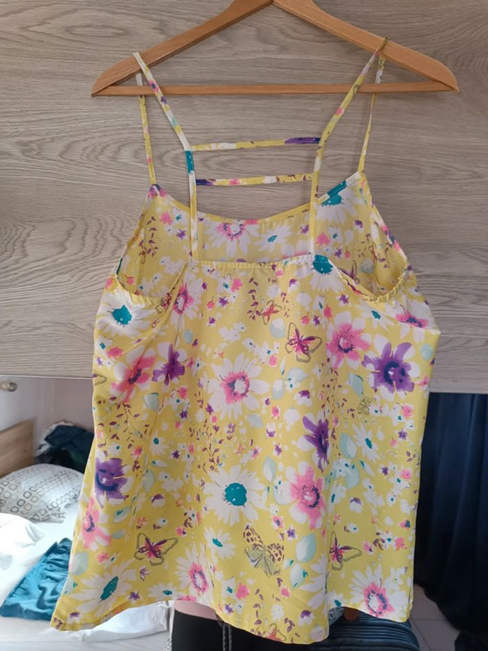 Top multicolore jaune - taille S/M - marque goldigga - neuf sans étiquette - photo numéro 3