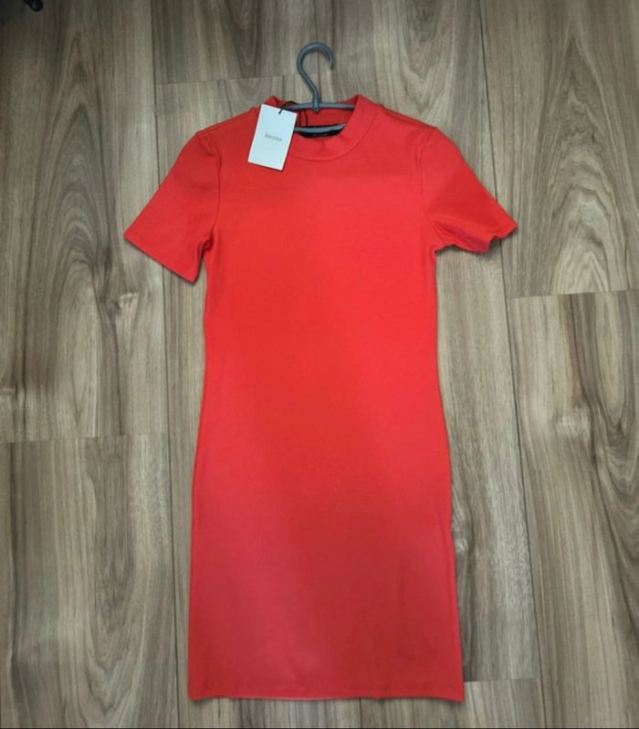 Robe corail femme neuve