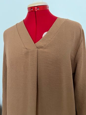 Tunique robe voile camel Les Follies