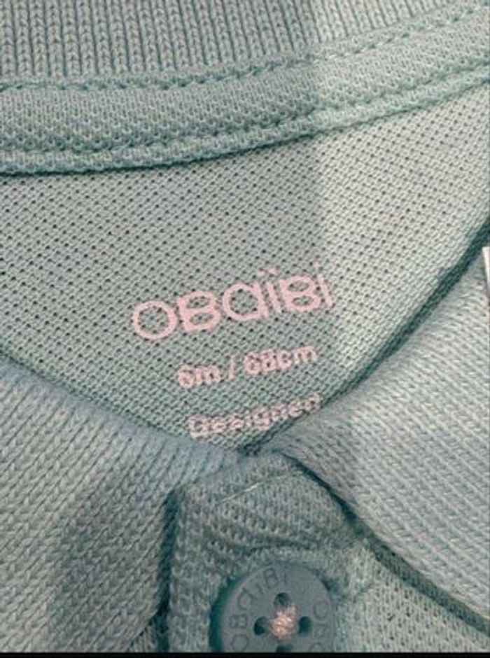 Lot 4 vêtement garçon OBAIBI en 6 mois 100% coton - photo numéro 7