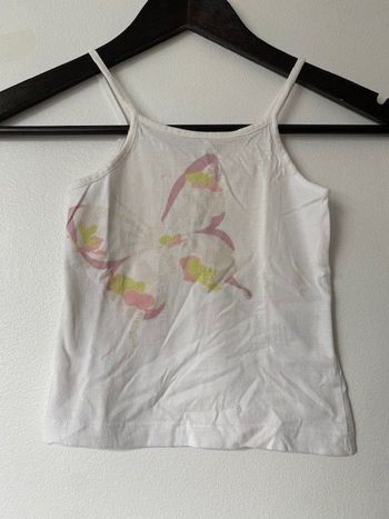 T-shirt à bretelles papillon