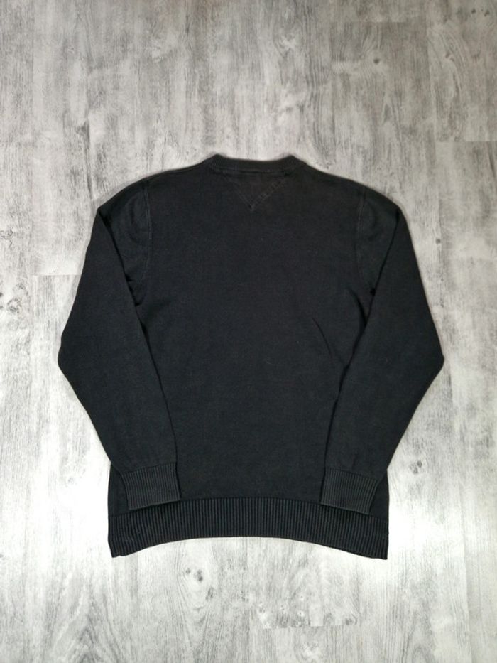 Pull Crewneck Tommy Hilfiger Noir Logo Brodé Taille M Homme - photo numéro 7