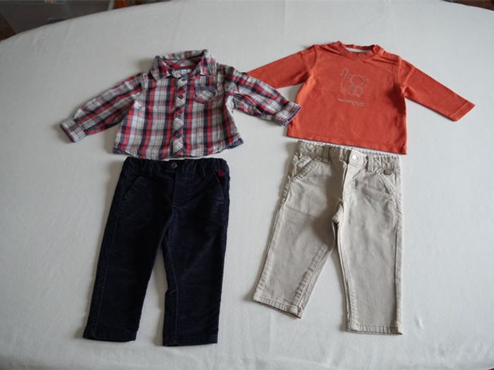Lot de Vêtements Obaibi + 1 pantalon Kiabi pour garçon en 6 mois (20 pièces) - photo numéro 6