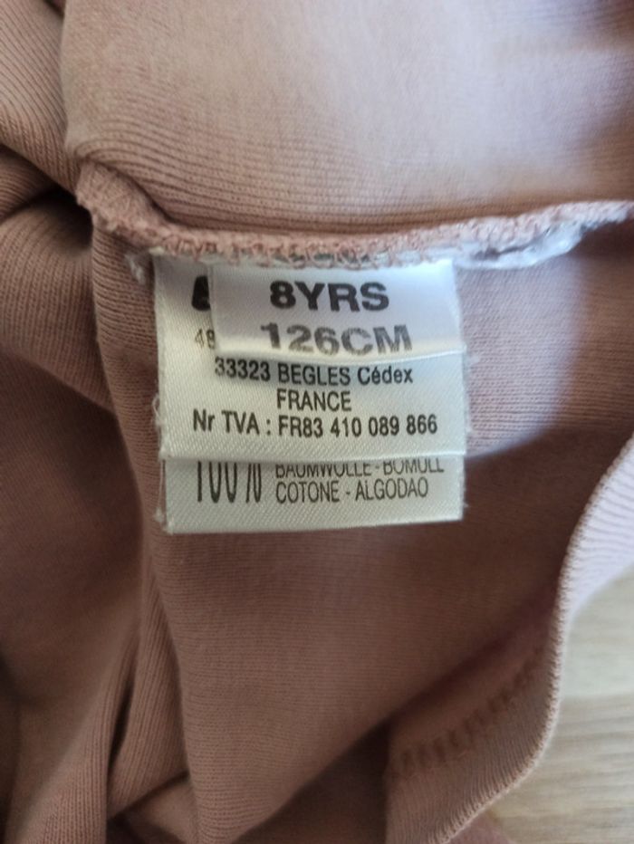 Col roulé Lila mademoiselle DDP 8 ans et jupe blanche ooxoo 10 ans élastique dans le dos - photo numéro 5