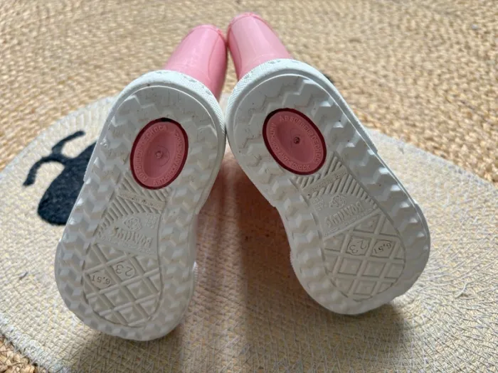 Bottes pluie enfant rose Boatilus 23 - photo numéro 8
