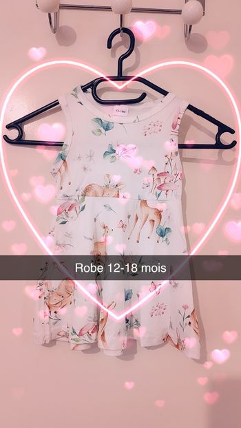 Robe bébé fille 12-18 mois