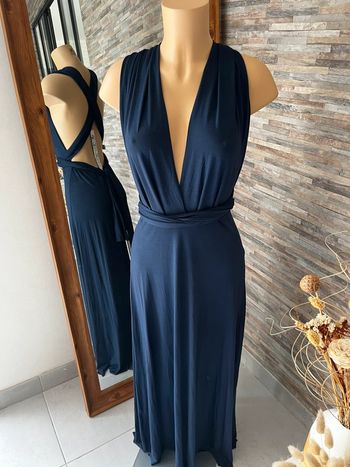 Robe multi positions bleu marine