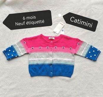 Gilet catimini coccinelles
