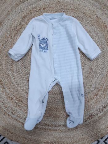Pyjama velours Absorba 12 mois