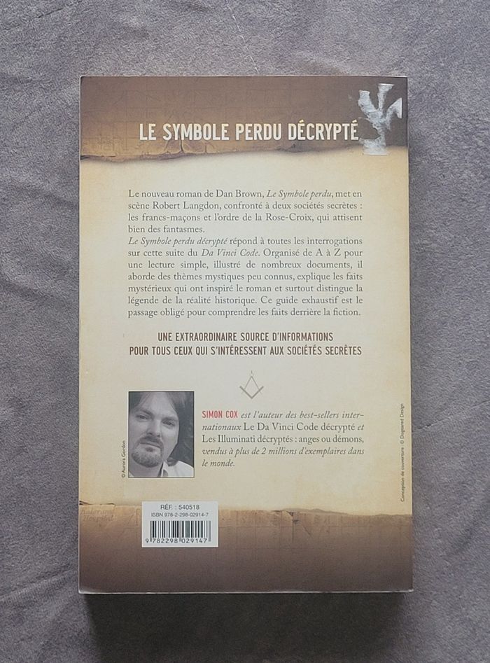Le Symbole Perdu Décrypté Simon Cox - photo numéro 2