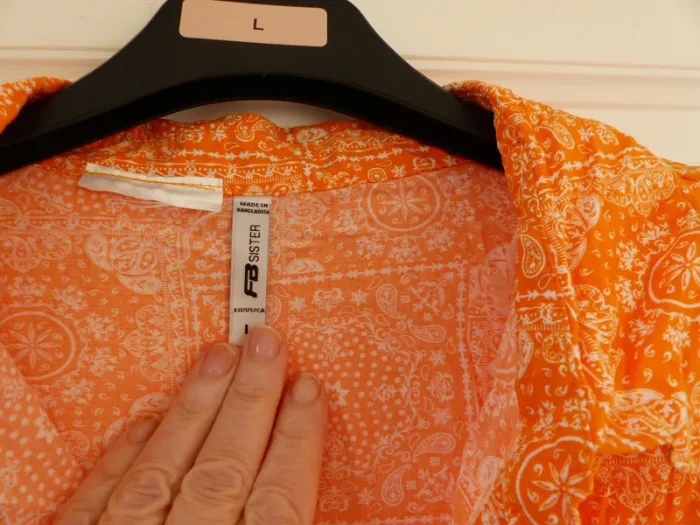 joli croc top large orange - photo numéro 3