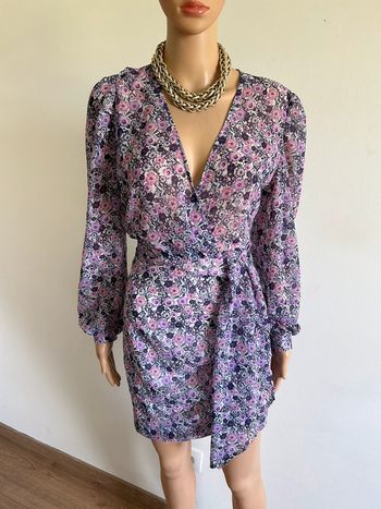 Robe imprimée fleurie neuve à manches longues Morgan taille 42 (valeur 80€) taille petit