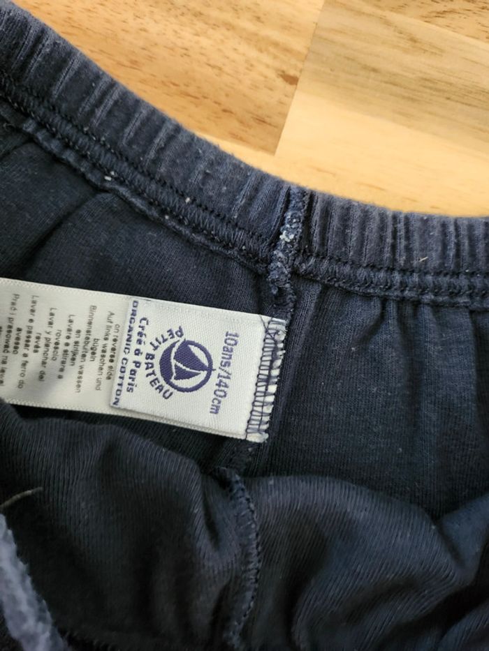 Short bleu marine Petit Bateau - photo numéro 3