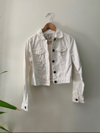 Veste jean blanche 